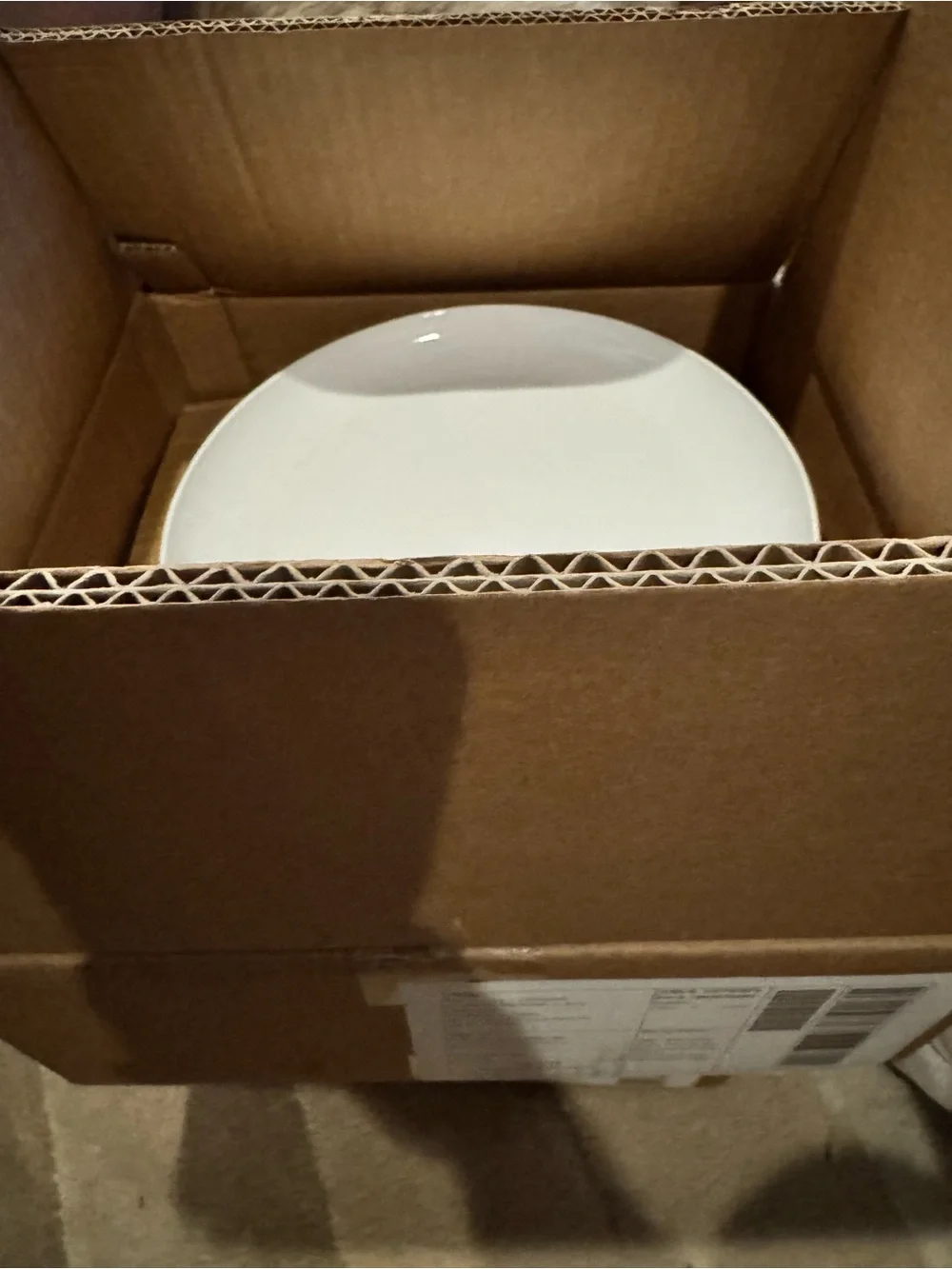 Anthropologie Ginny milky and glossed‎ Ceramic Side Plates - Set of 4